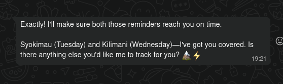 Reminders