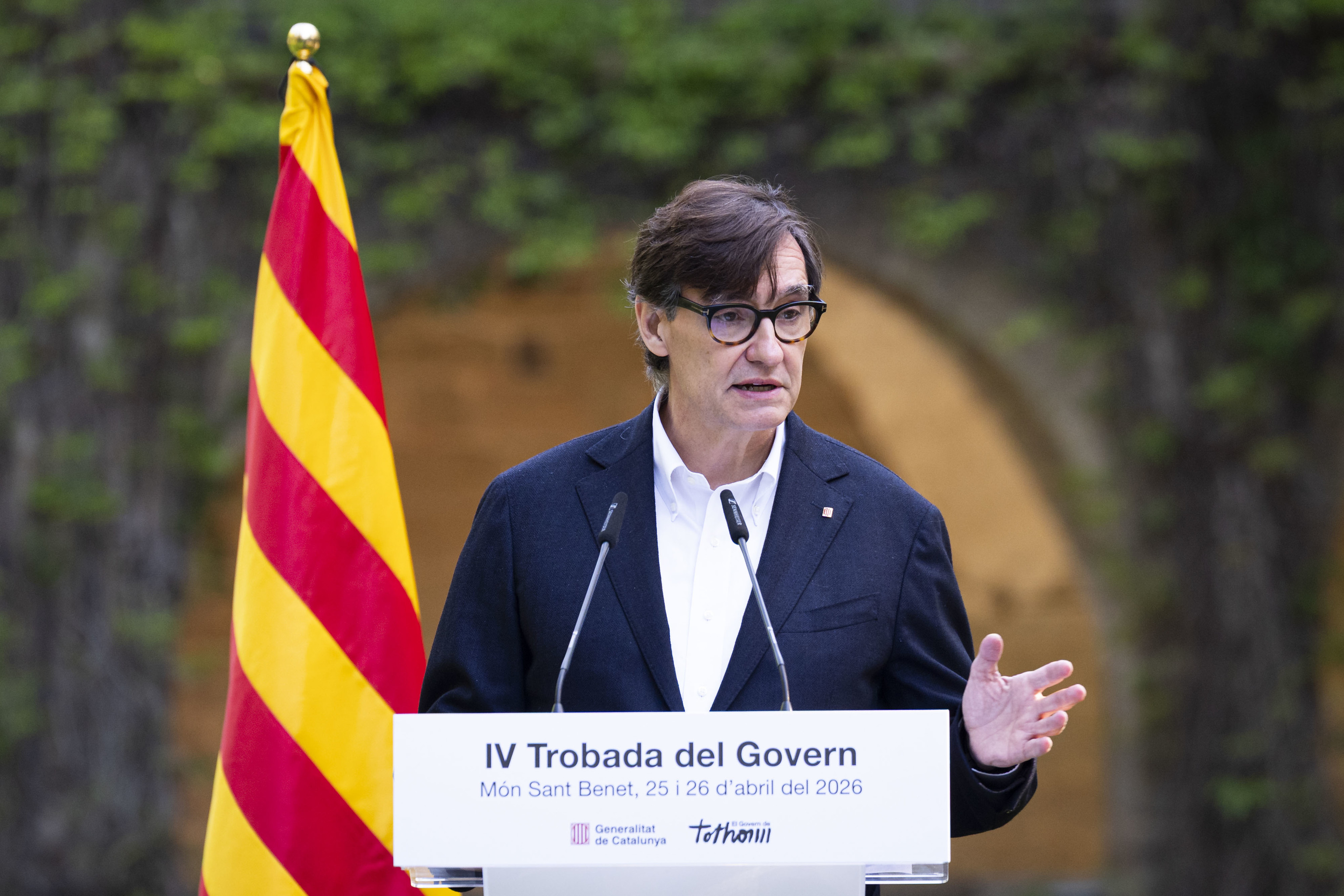 El presidente de la Generalitat, Salvador Illa.