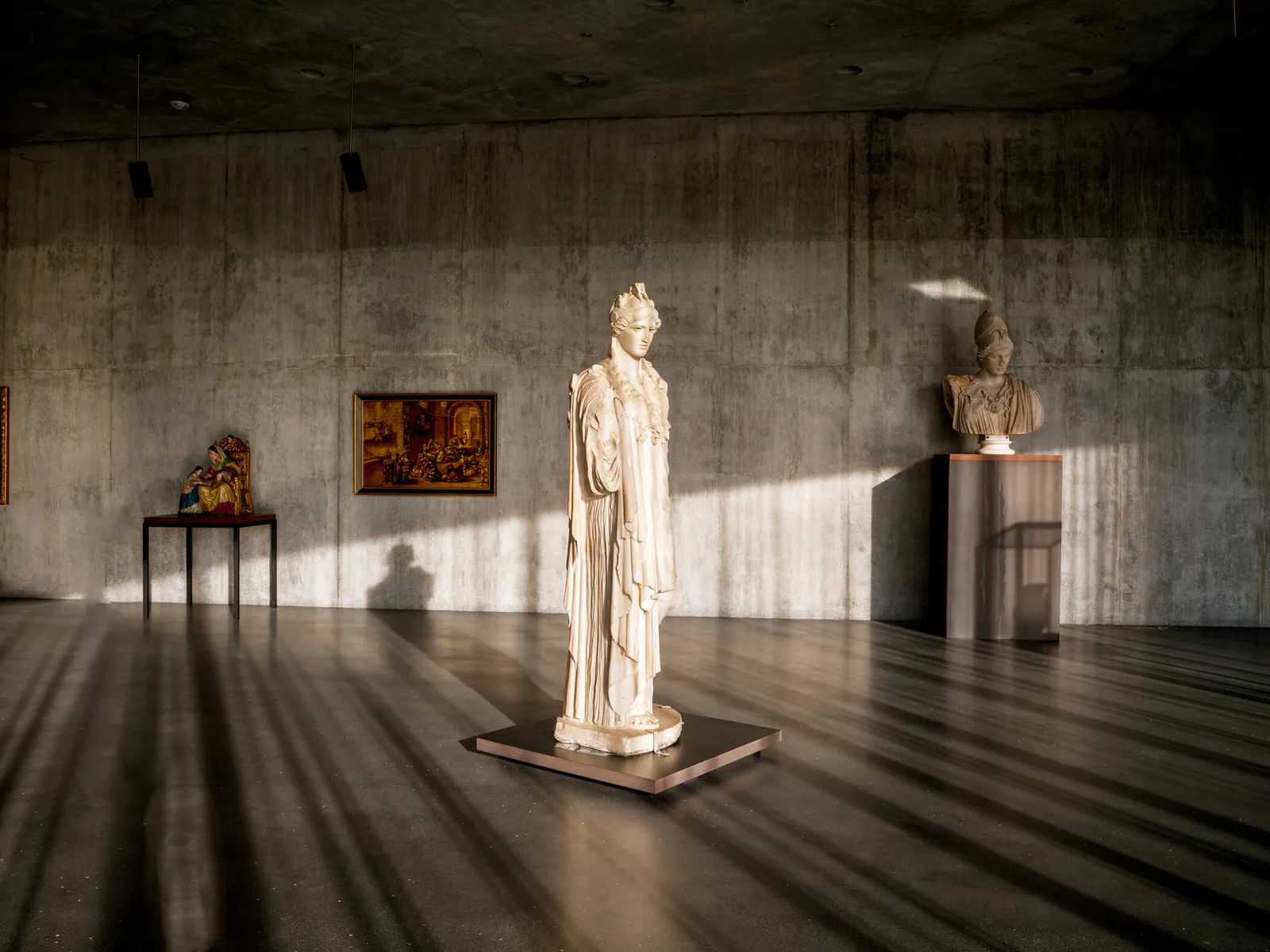 Image may contain Phidias Adult Person Wedding Architecture Building Indoors Museum Art and Floor