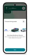 A screenshot of how to select Benson Boone’s car in Google Maps