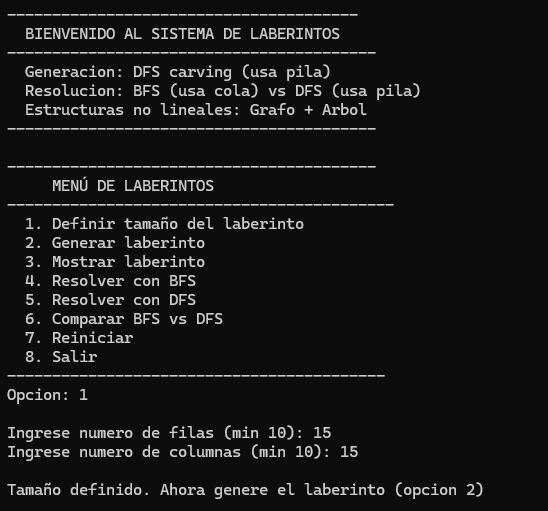 Definir tamaño