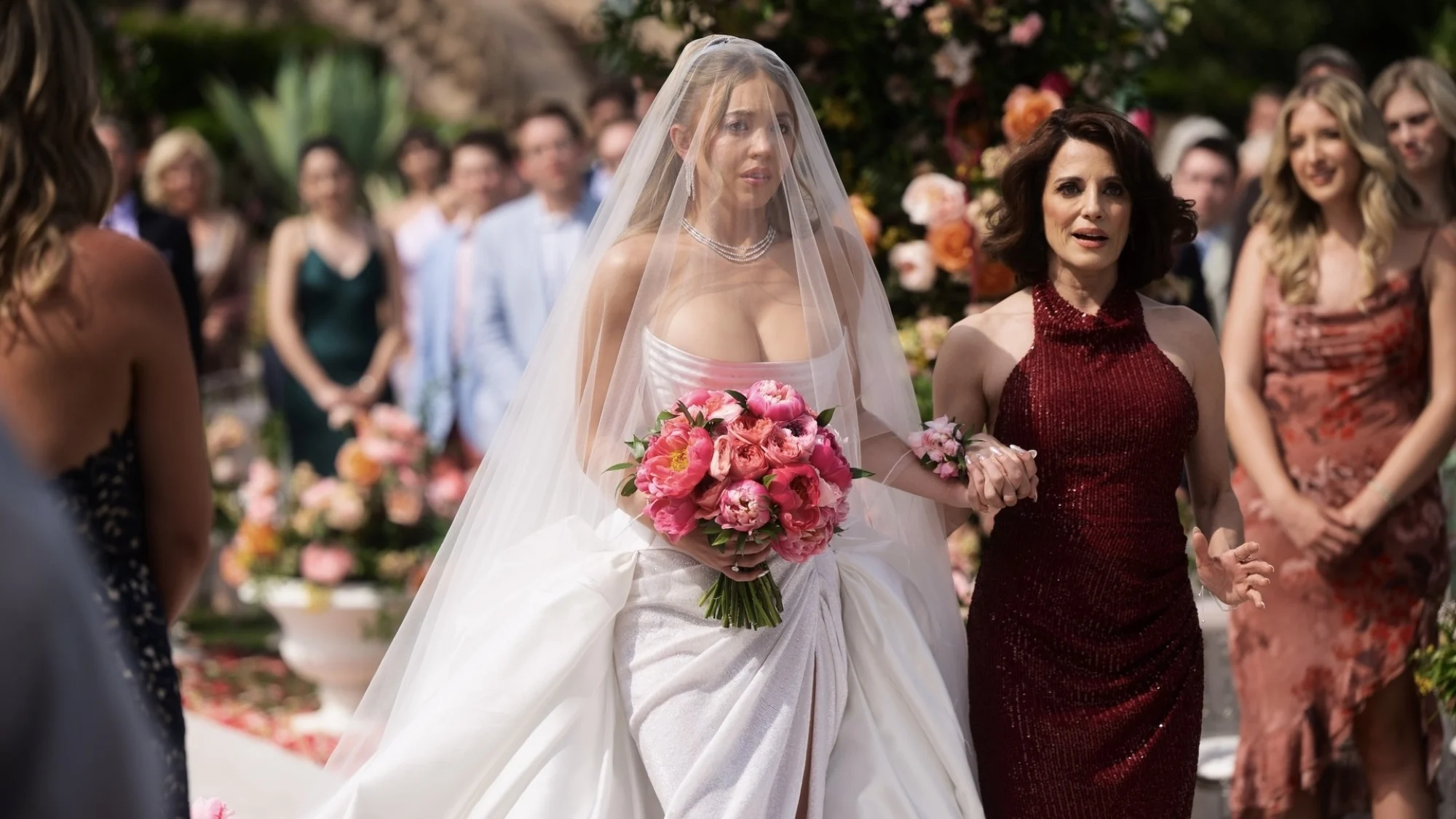 Sydney Sweeney and Alanna Ubach in "Euphoria."