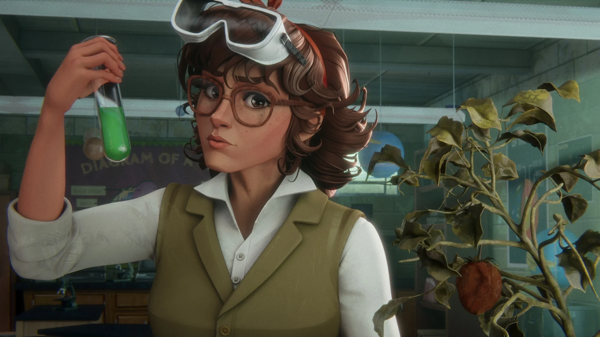 Anna Baxter does an experiment in "Stranger Things: Tales From '85."