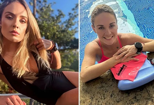 La triatleta e influencer brasile�a Mara Flavia Araujo.
