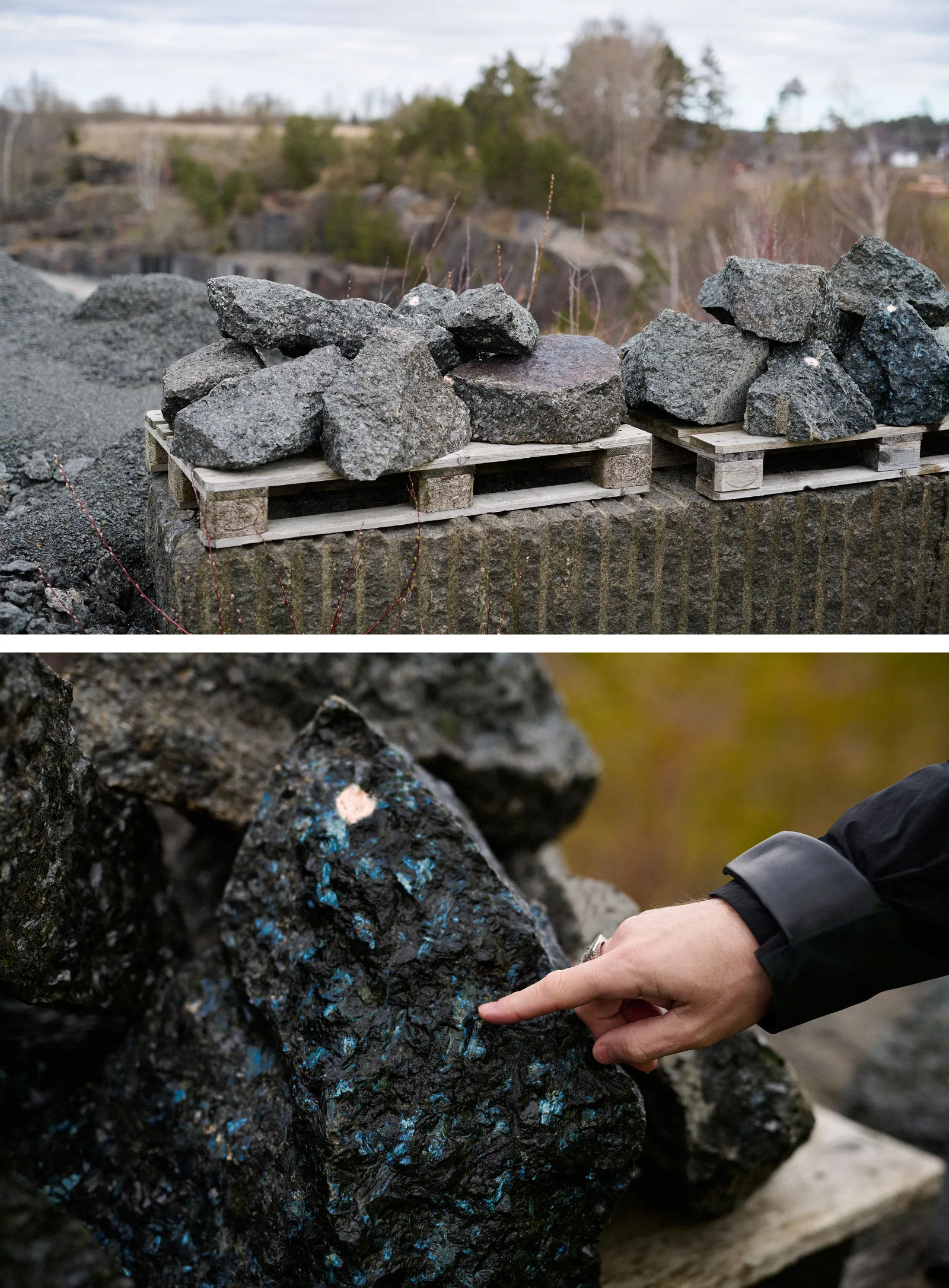 Image may contain Rock Anthracite Coal Adult and Person