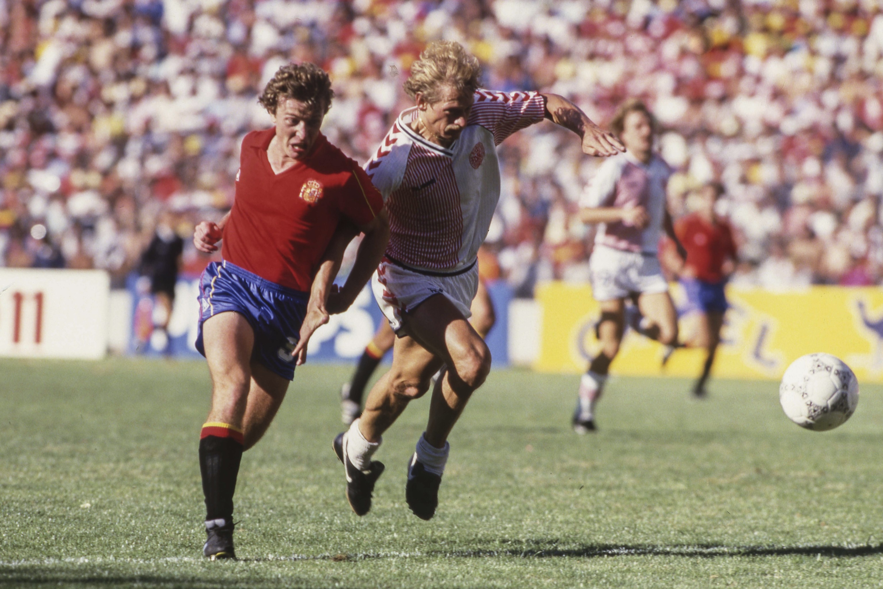 Butrague�o, en el partido contra Dinamarca.