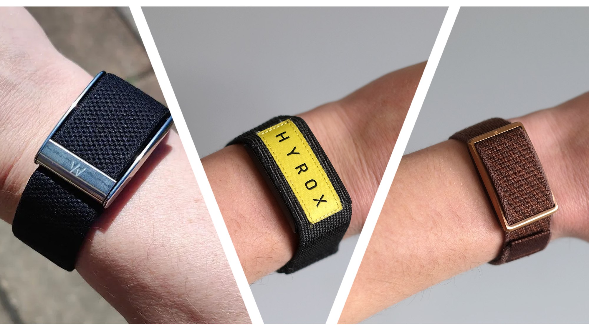 Whoop, Amazfit Helio Strap, Polar Loop