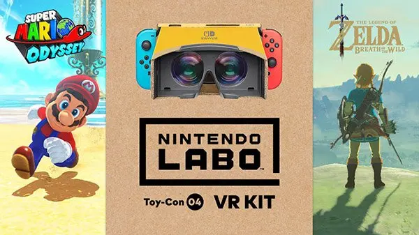 《超级马力欧 奥德赛》和《塞尔达传说 旷野之息》将更新对应 Labo VR 套件的新模式！