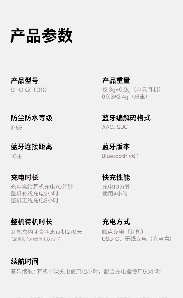 韶音 OpenFit Pro 开放式耳机发售:同向双振膜超级单元结构,黑白双色可选,1948 元