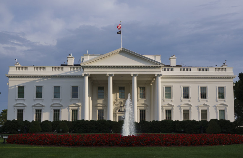 The White House is seen the day after President Donald Trump announced U.S. military strikes on nuclear sites in Iran on June 22, 2025.
