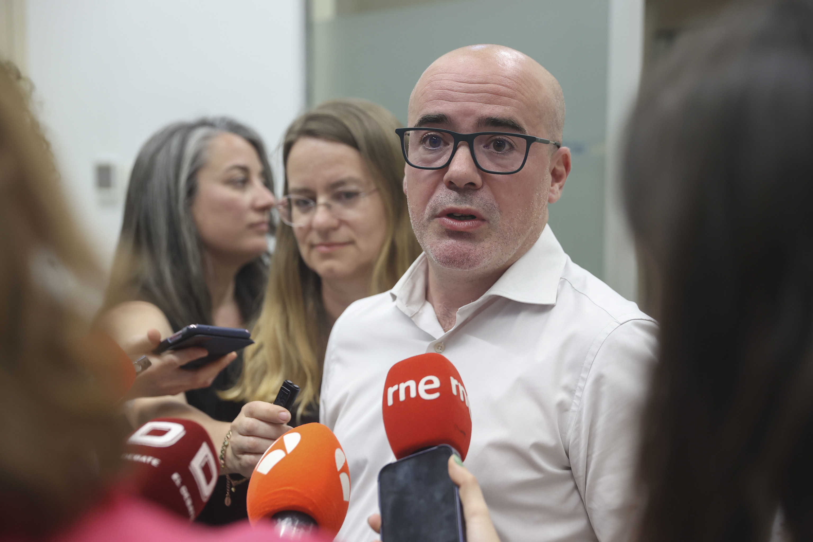 Mart�n, el pasado lunes durante una atenci�n a medios de comunicaci�n.