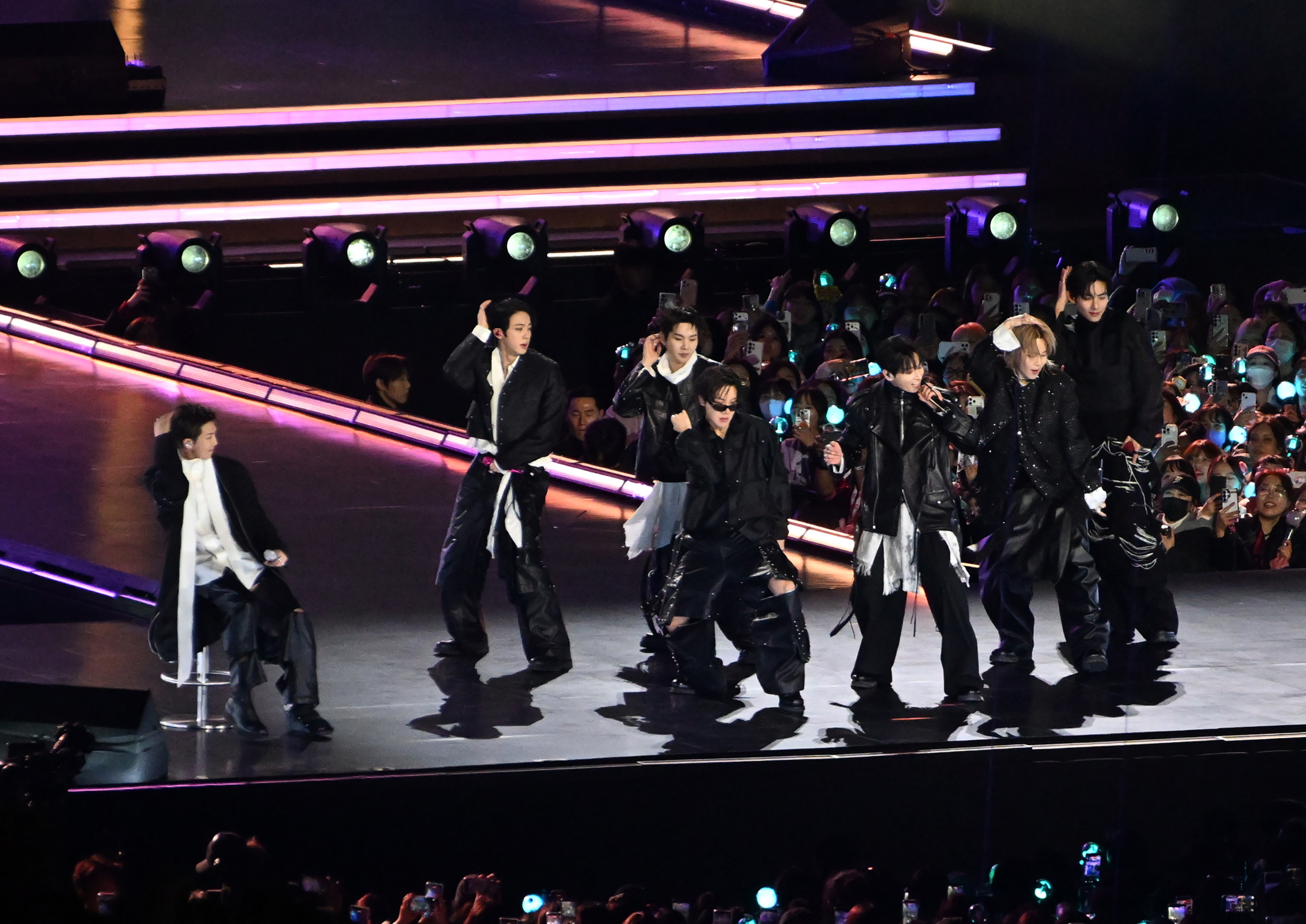 El concierto de BTS en la plaza de Gwanghwamun de Se�l
