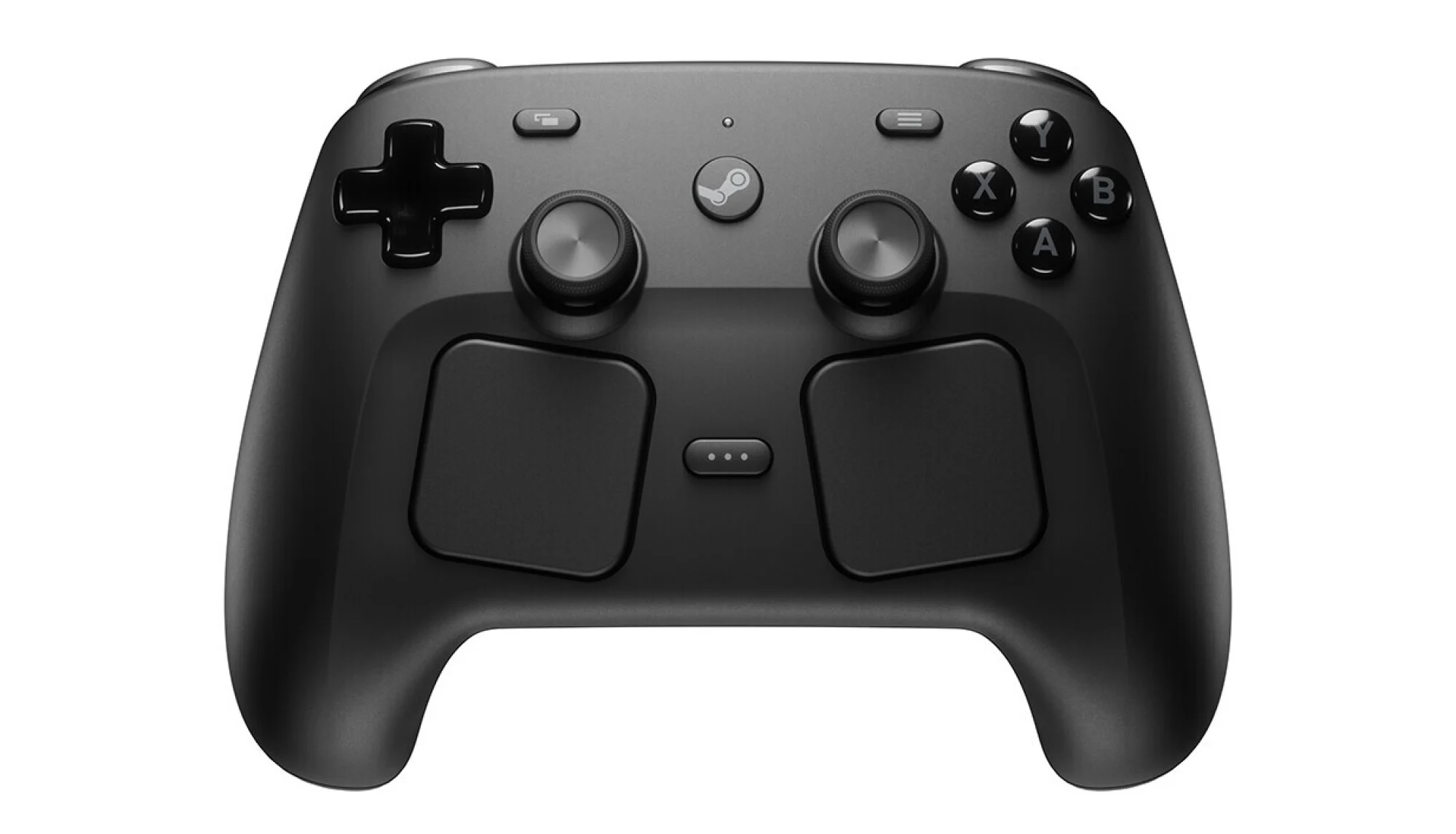 valve steam controller on white background
