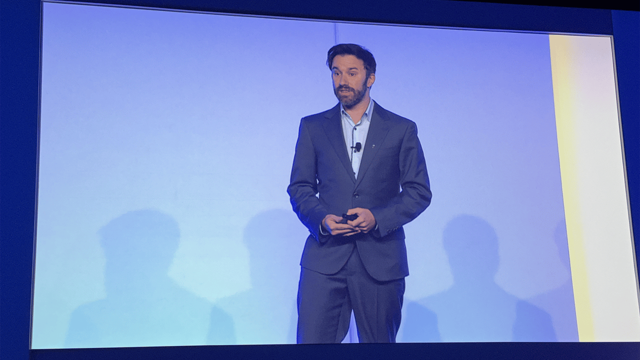 Gartner analyst Max Goss speaks to attendees at this week's Digital Workplace Summit in San Diego. (Kelsey Ziser/InformationWeek) Gartner analyst Max Goss speaks to attendees at this week's Digital Workplace Summit in San Diego. (Kelsey Ziser/InformationWeek)
