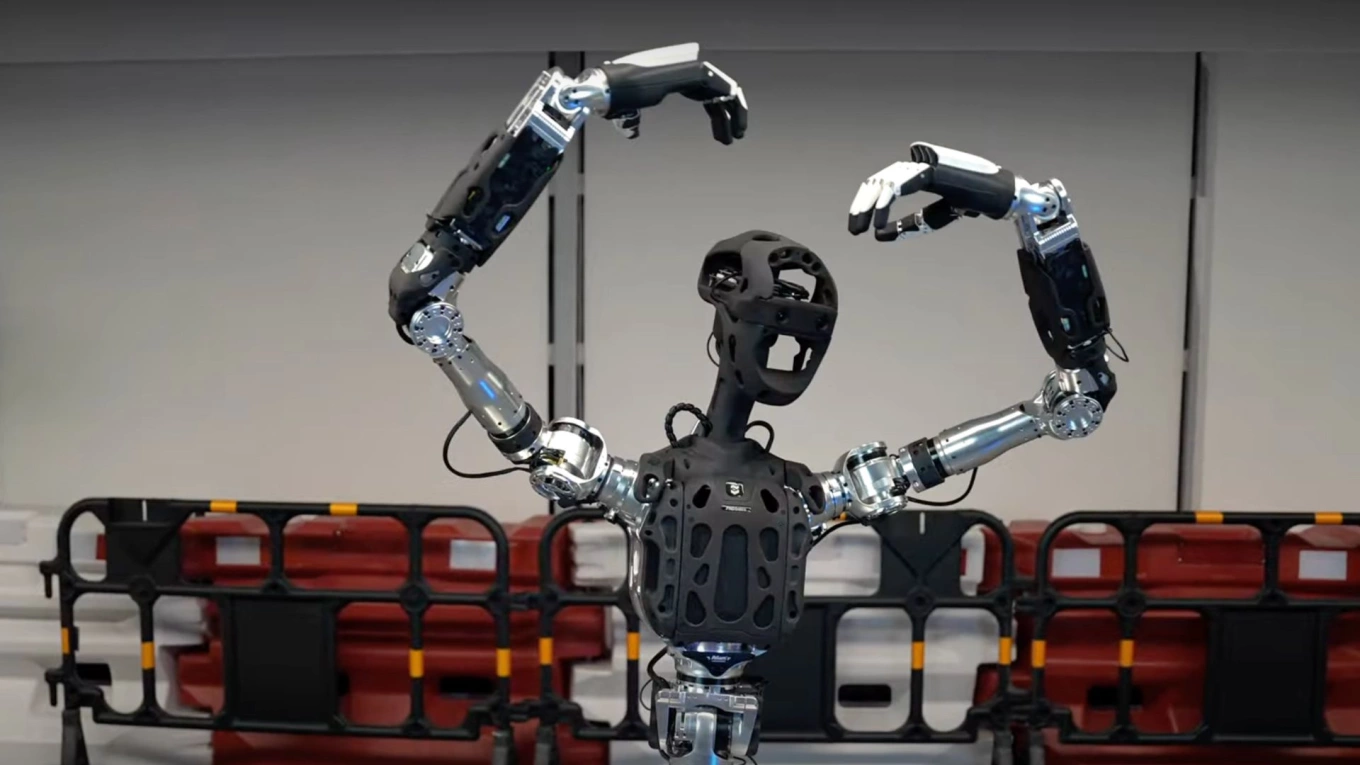 Different joints in the Adam-U humanoid robot developed by Chinas PND Robotics. Photo courtesy of PND Robotics