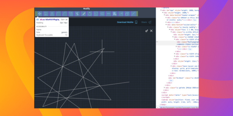 Интерфейс AutoCAD Web встречает нас родными div`ами Интерфейс AutoCAD Web встречает нас родными div`ами
