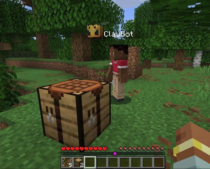 ClawBot inventory and status