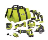 Ryobi One+ 18V Cordless 8-Tool Combo Kit