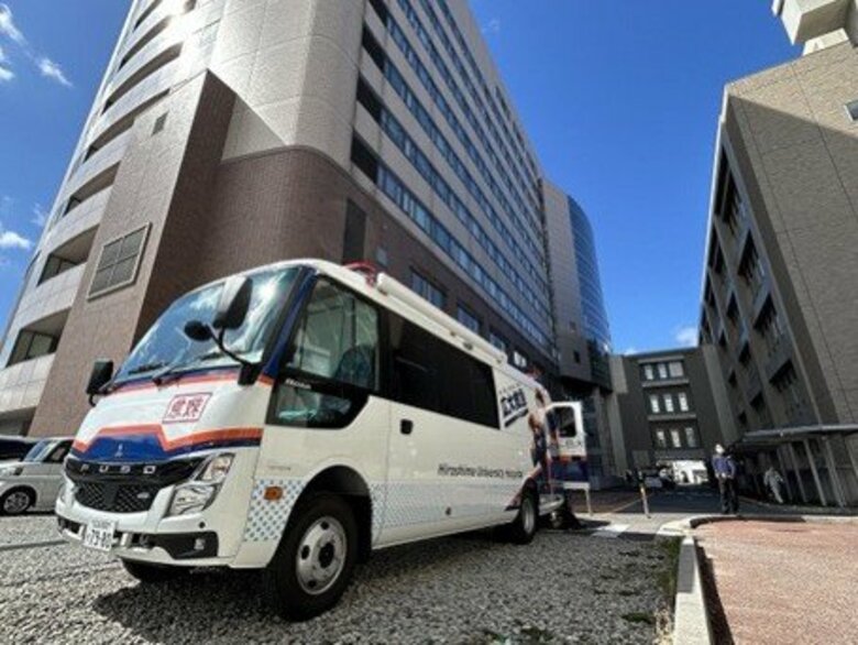 日本初！「走る集中治療室」　広大病院が５月導入　データや映像を遠隔で病院と共有｜FNNプライムオンライン