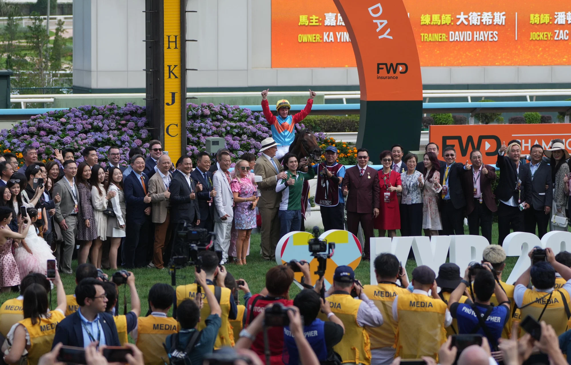 Zac Purton and Ka Ying Rising extend their history-making run at Sha Tin. Zac Purton and Ka Ying Rising extend their history-making run at Sha Tin.