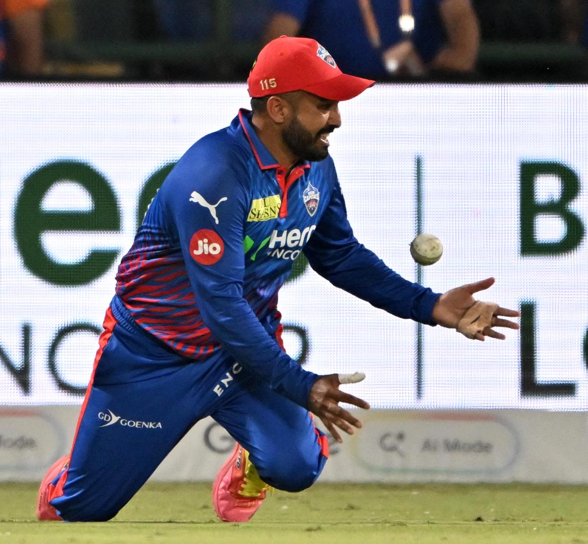 Delhi Capitals’ disappointing outing against Punjab was summed up by Karun Nair’s two drop catches of Shreyas Iyer. Delhi Capitals’ disappointing outing against Punjab was summed up by Karun Nair’s two drop catches of Shreyas Iyer.