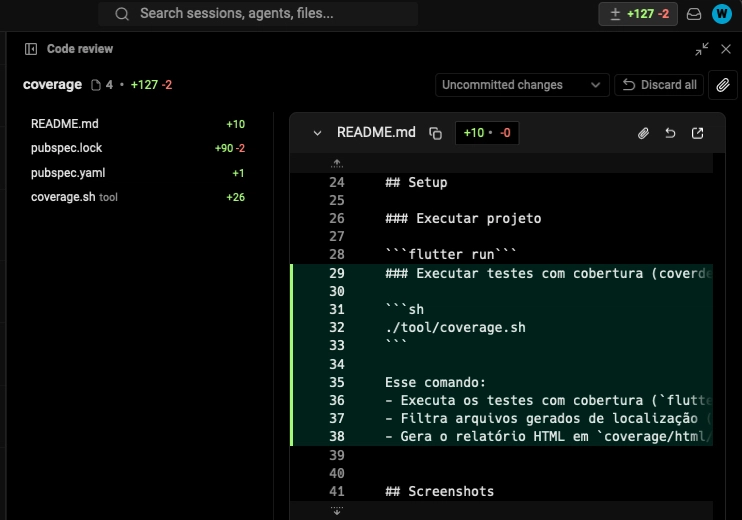 Warp terminal - code review