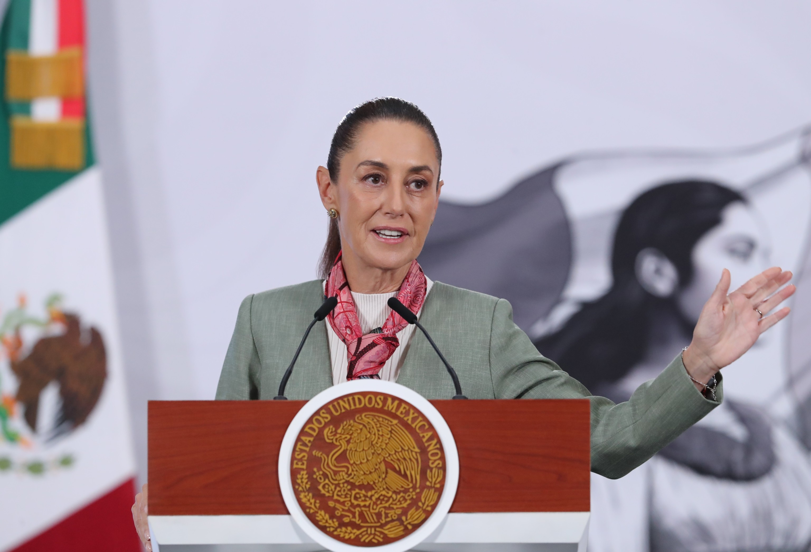 La presidenta de M�xico, Claudia Sheinbaum.