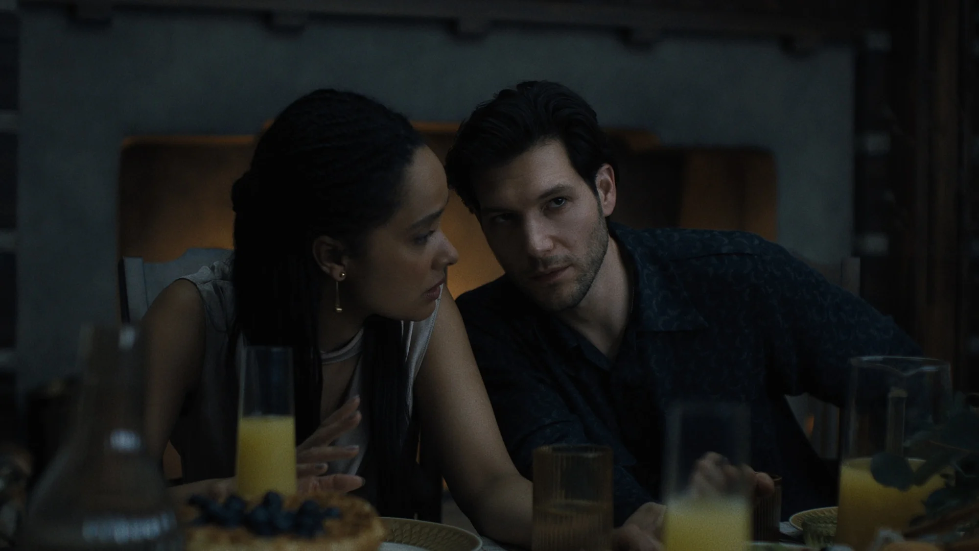 Karla Crome and Jeff Wilbusch in "Something Very Bad Is Going to Happen."