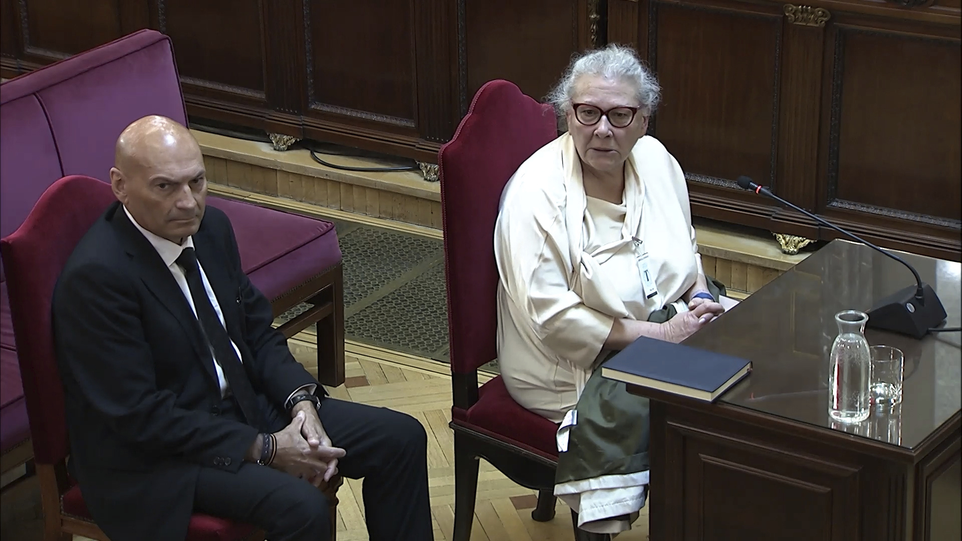 Carmen Pano, ayer en el juicio.
