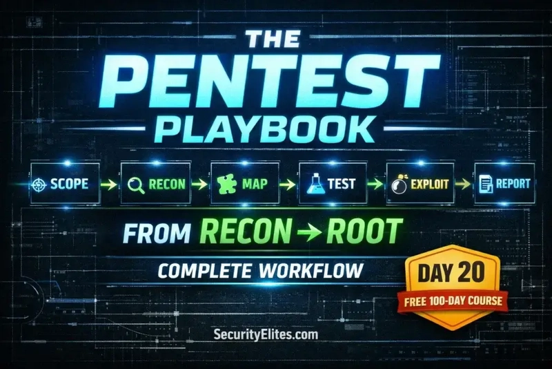 Day 20: Web Application Penetration Testing Methodology 2026 — Zero to Pro Hacker Workflow (Complete Guide)