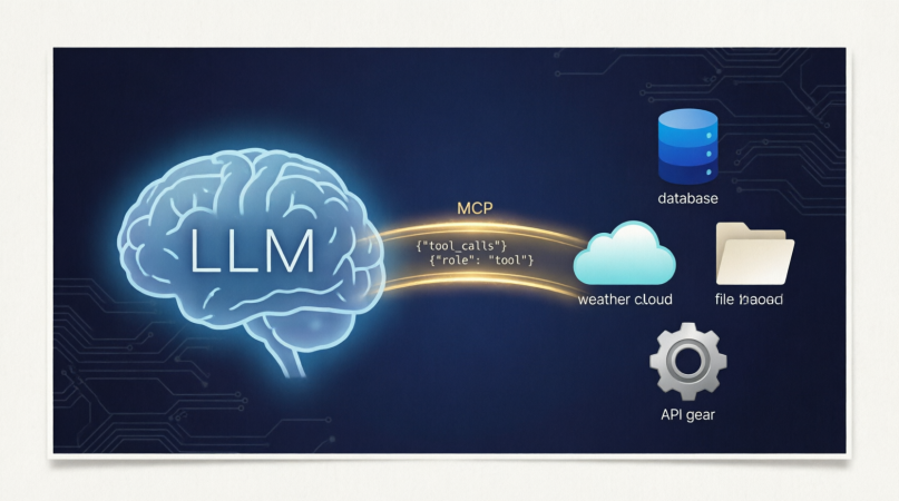 Взаимодействие MCP и LLM Взаимодействие MCP и LLM