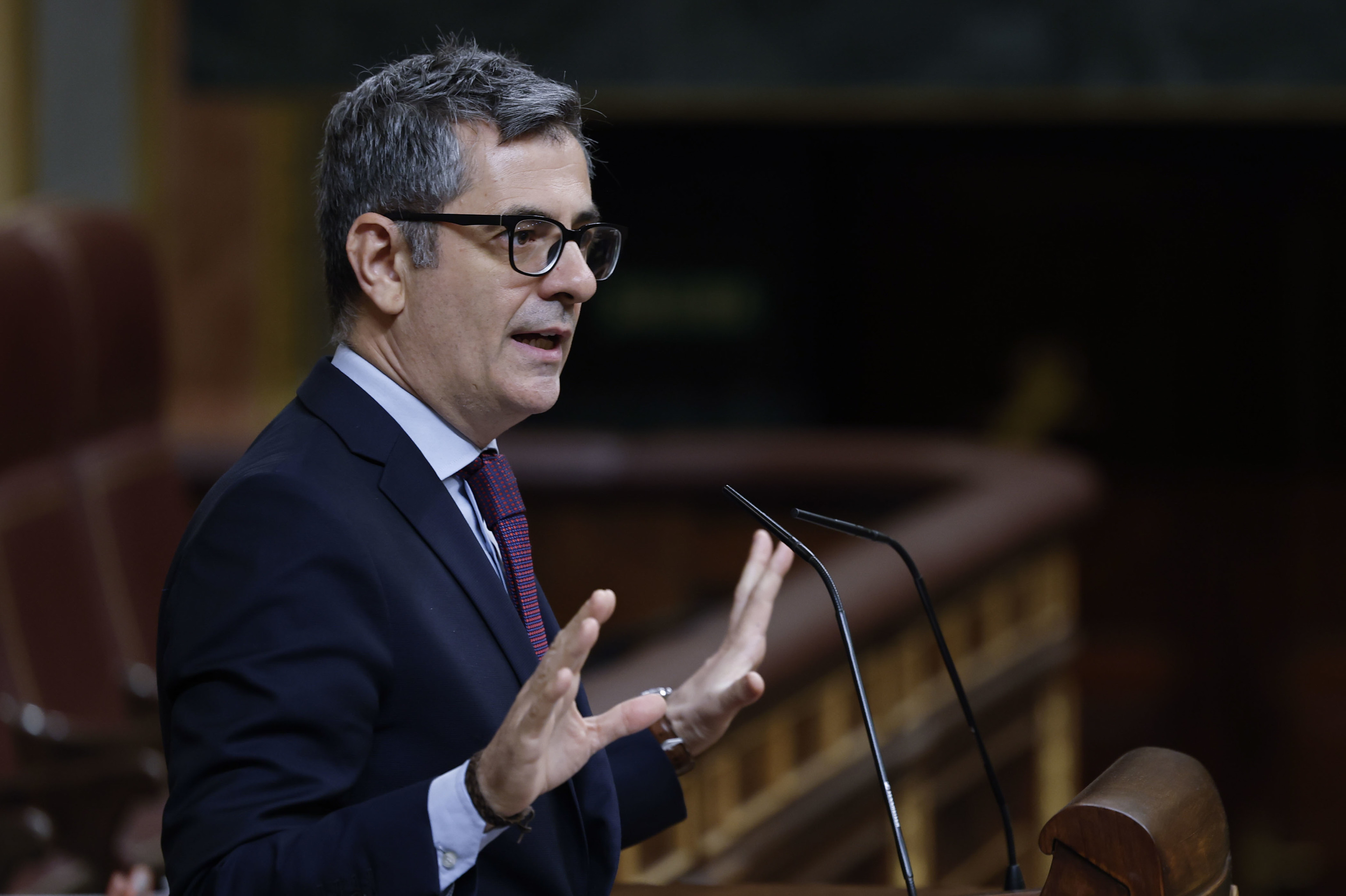 El ministro de Justicia, F�lix Bola�os.