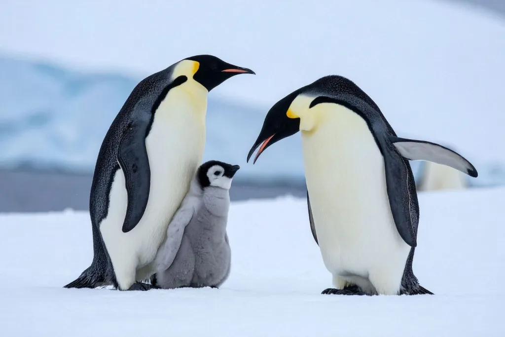 Los pingüinos emperador adultos cuentan con un plumaje impermeable, pero cada año lo renuevan por completo en un proceso de muda extrema que los deja temporalmente expuestos y vulnerables