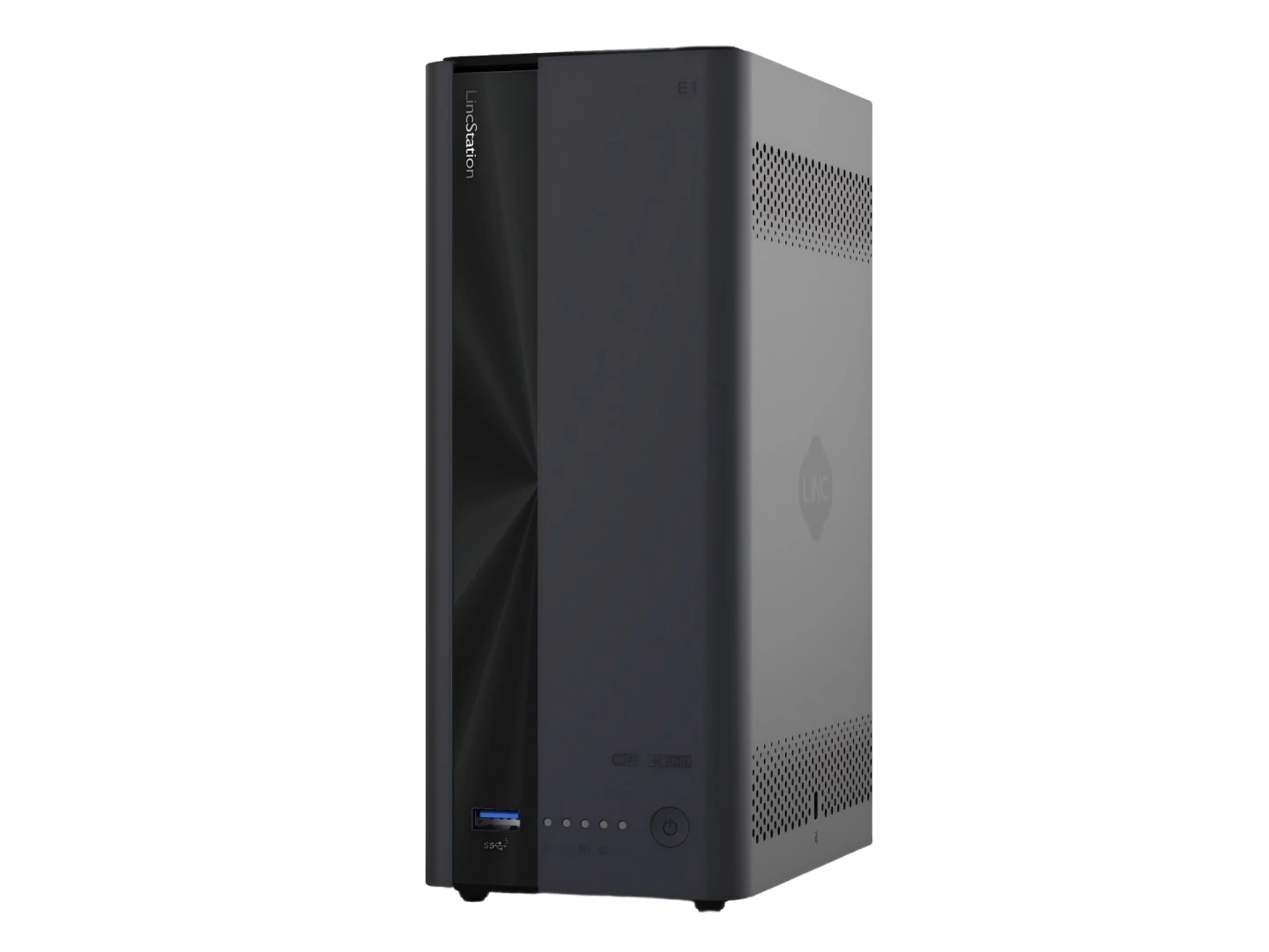 LincPlus 推出 Arm NAS LincStation E1:2+2 盘位混合存储设计