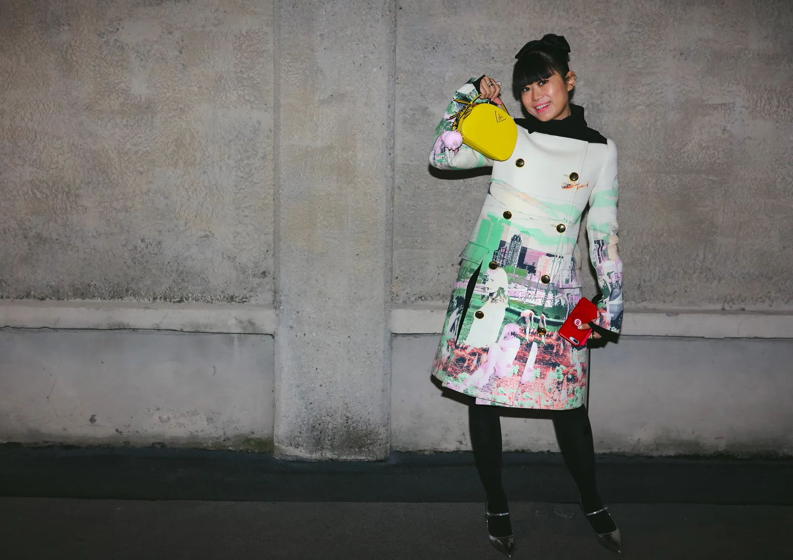 Image may contain Clothing Apparel Robe Fashion Gown Human Person and Kimono