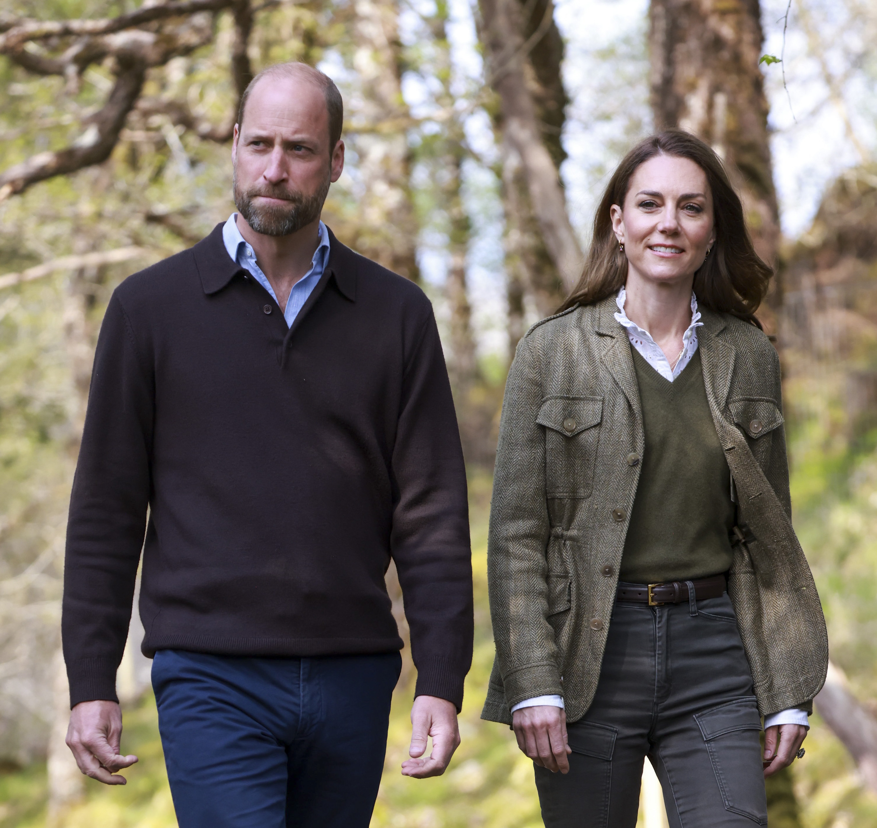 El pr�ncipe Guillermo y Kate Middleton.