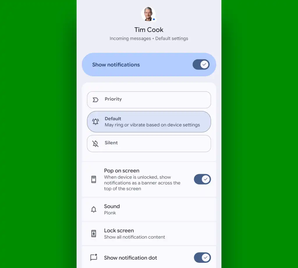 Google Messages Android custom sounds