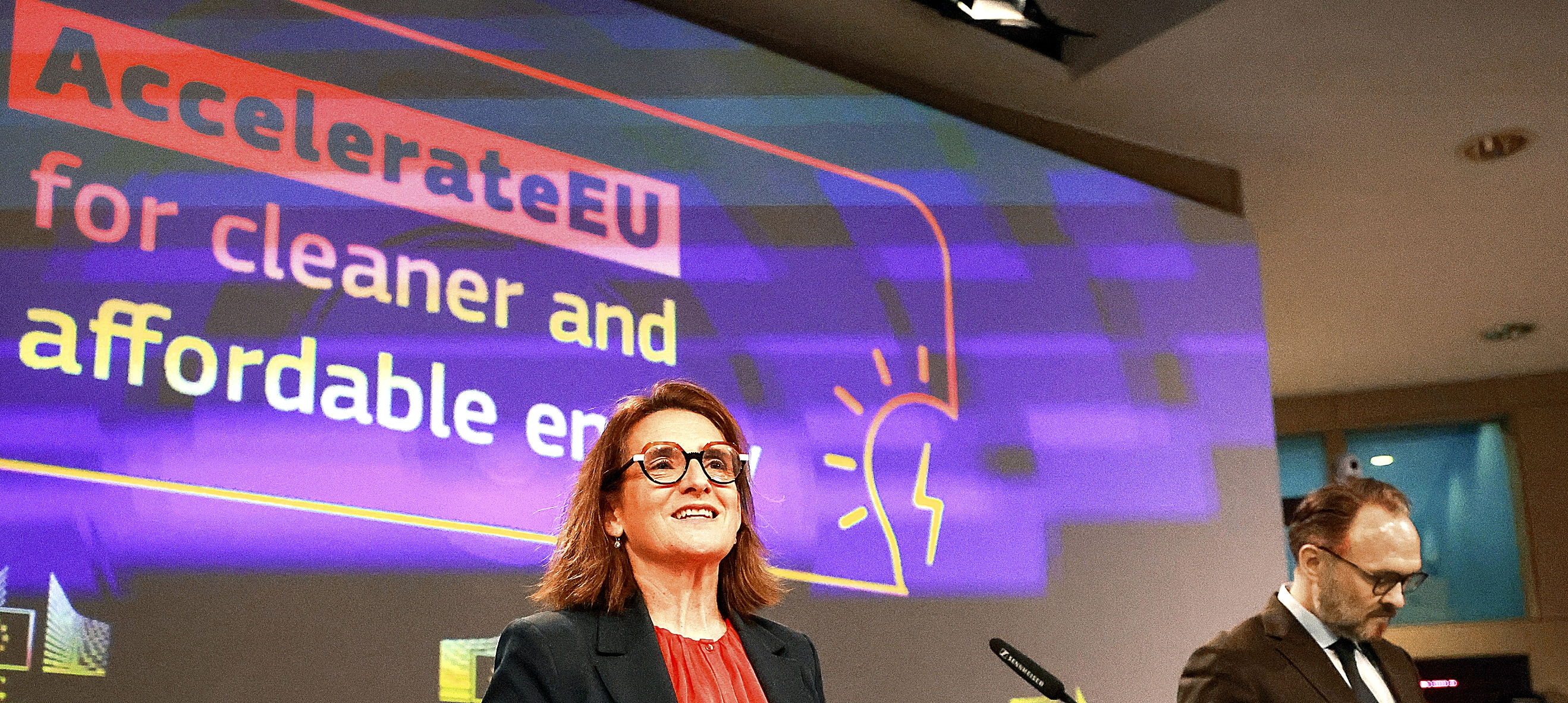 La vicepresidenta de la Comisi�n Europea para la Transici�n Limpia, Teresa Ribera