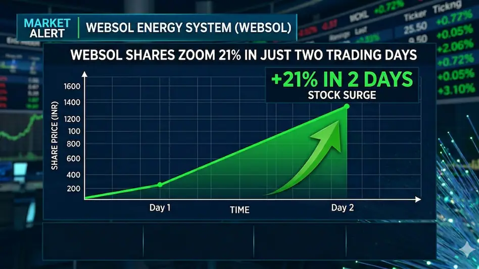 Websol Energy System shares zoom 21% in 2 days; here is why