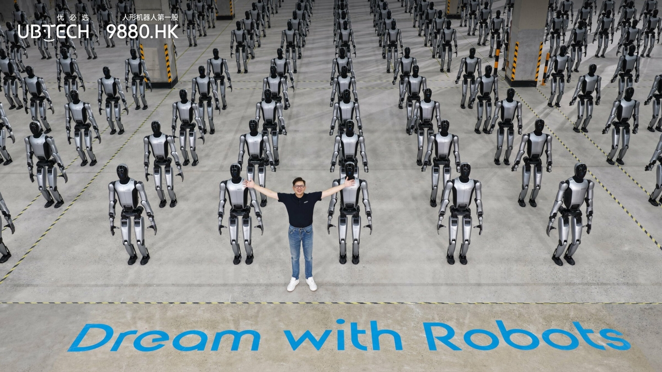 UBTech humanoid robots. Photo courtesy of UBTech