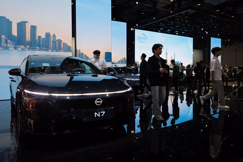 日産は中国で矢継ぎ早に新エネ車を投入し、巻き返そうと懸命だ。
