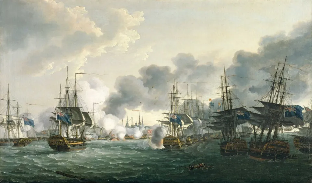 Batalla de Copenhague John Thomas Serres