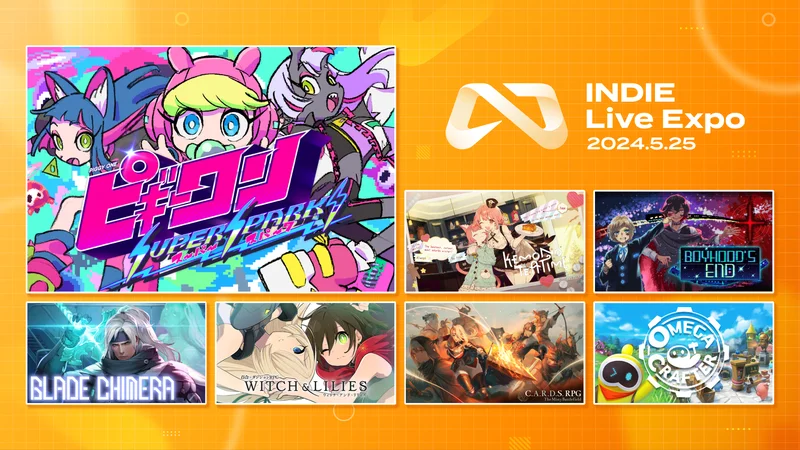 独立游戏展会INDIE Live Expo将于5月25日举办
