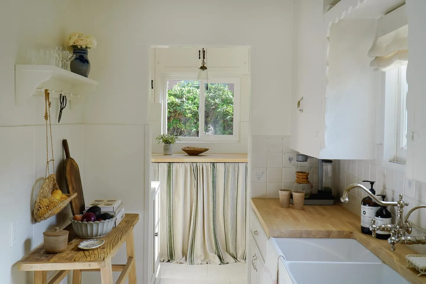 Image may contain Sink Sink Faucet Desk Furniture Table Plant Cup Indoors Interior Design Plate and Home Decor