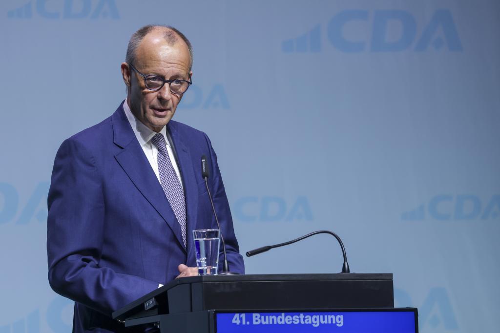El canciller alem�n, Merz.