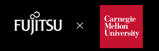 Combined logos of CMU and Fujitsu.