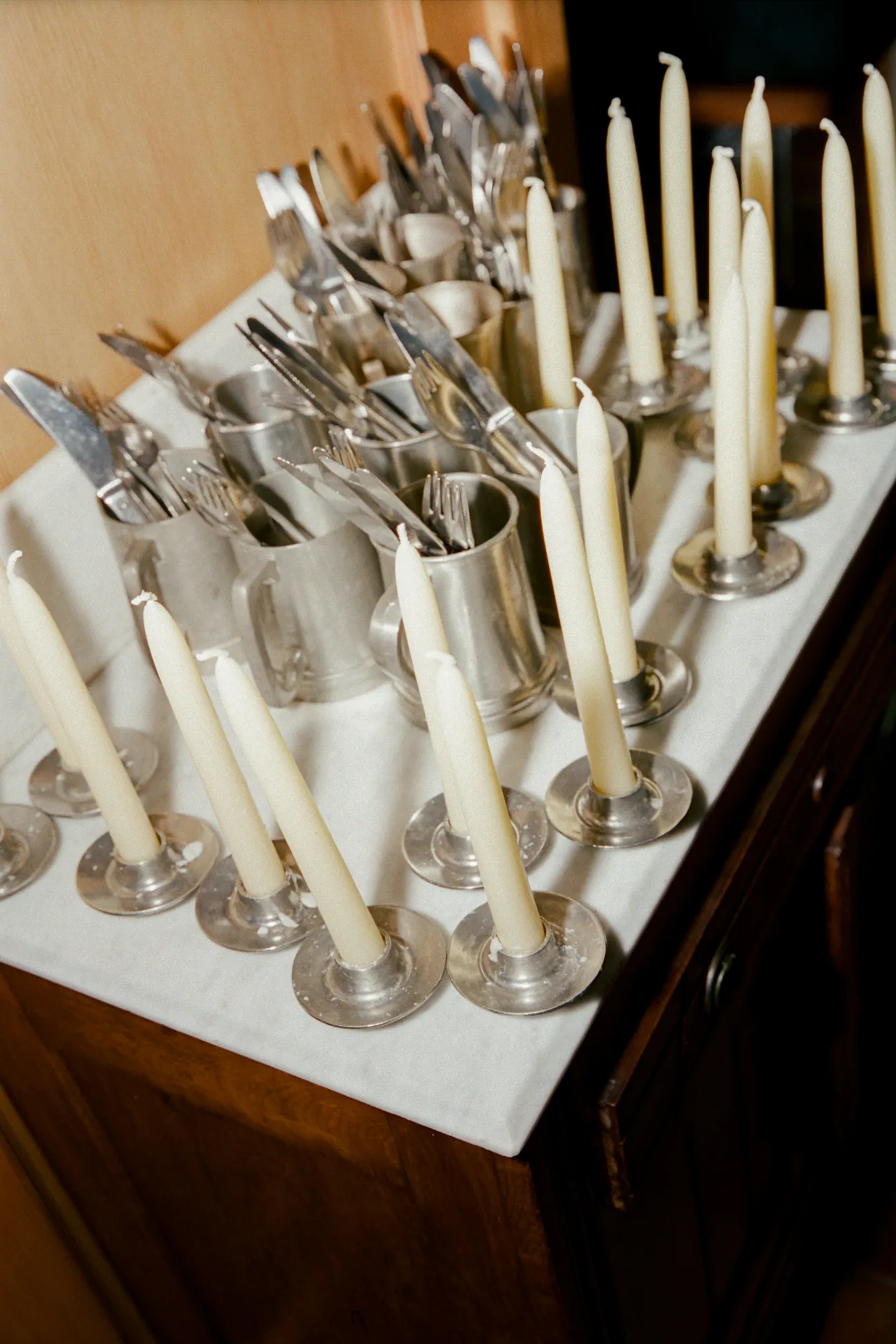 Image may contain Candle Candlestick Plate Blade Knife and Weapon