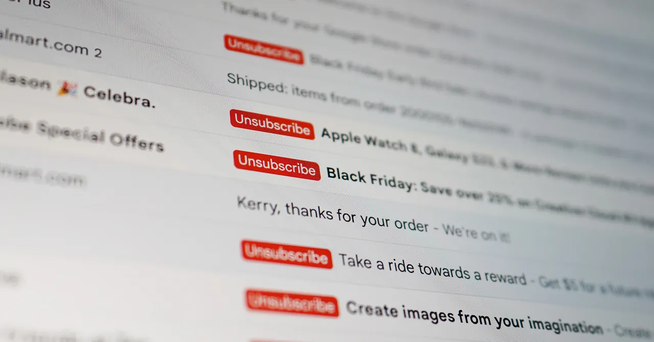 Gmail Unsubscribe labels