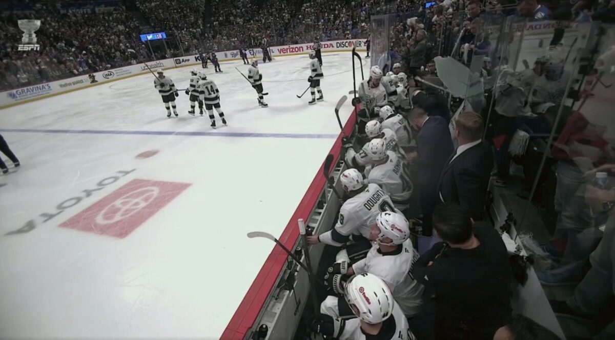 Colorado Avalanche glass break