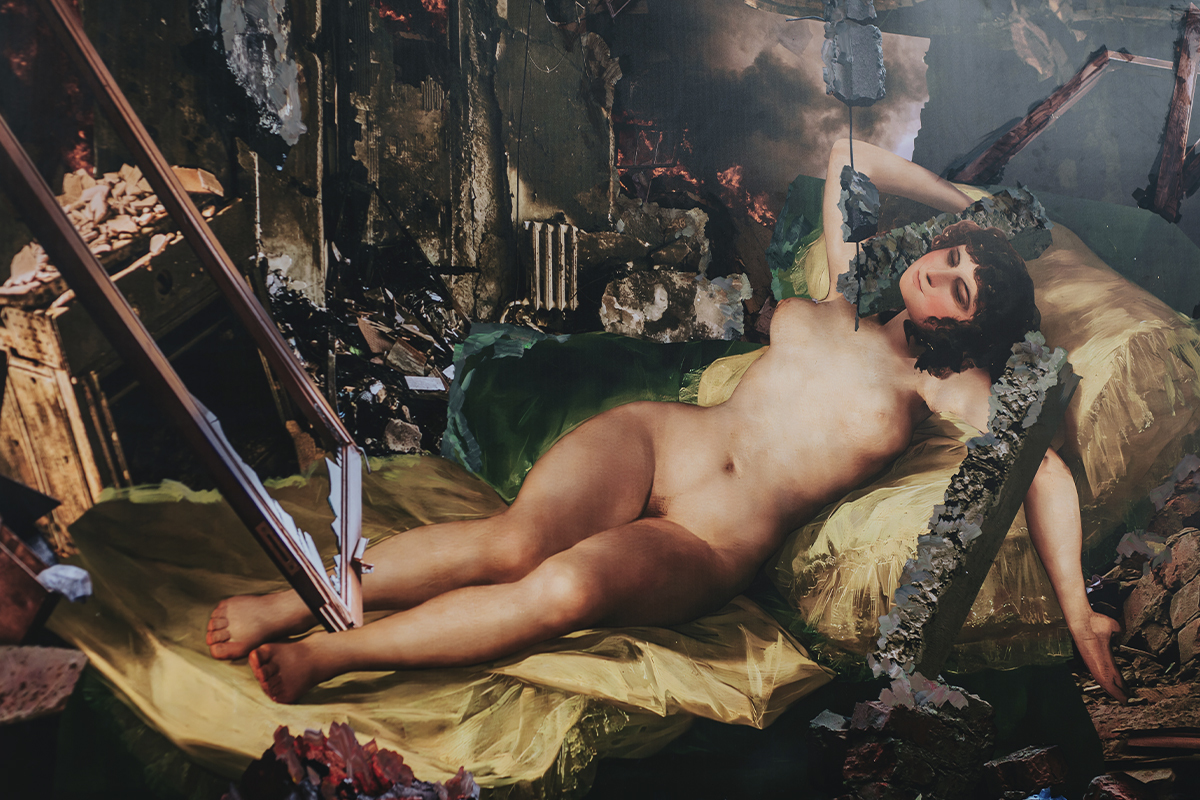 'Nueva Maja de Goya' (2024), de la ucraniana Nikita Krastov.